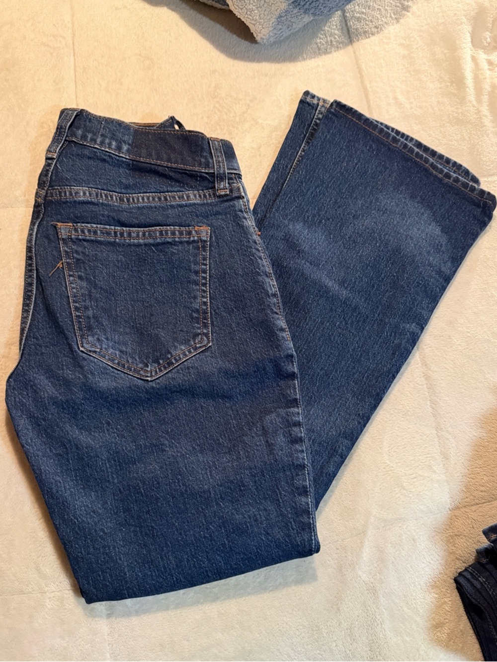 A&F Dark Wash Bootcut Jeans